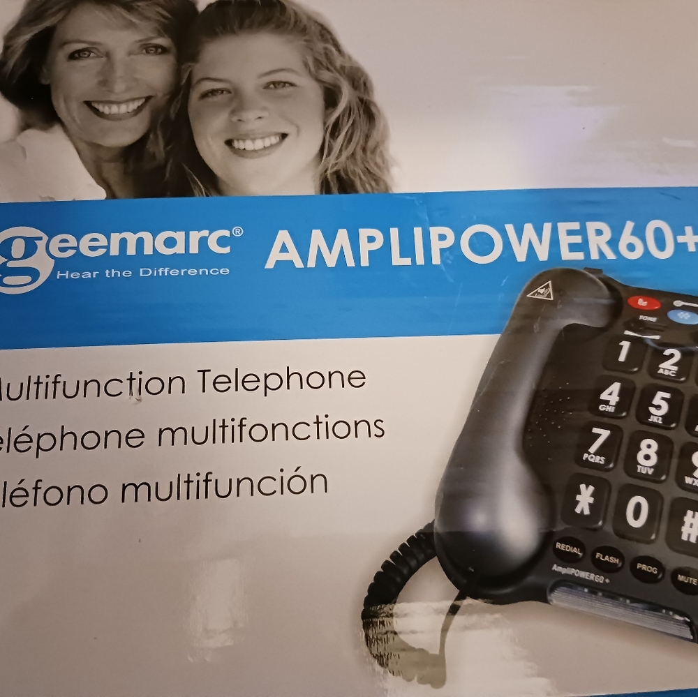 Geemark amplipower60+ amplified telephone ☎️